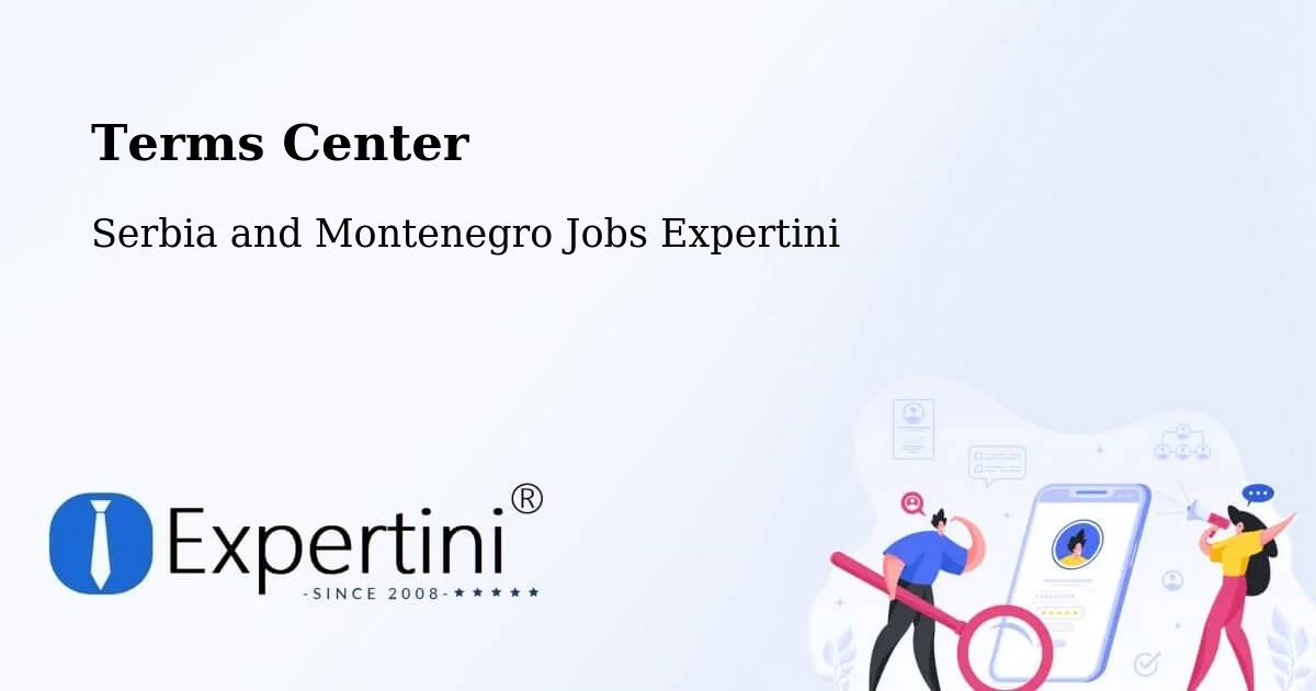 Terms of Service – Thorold - Serbia and Montenegro Jobs Expertini